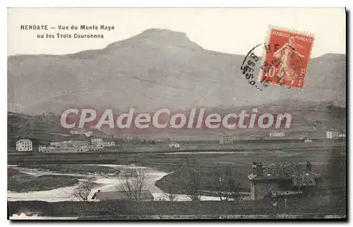 Ansichtskarte AK Hendaye Vue du Monte Haya ou les Trois Couronnes
