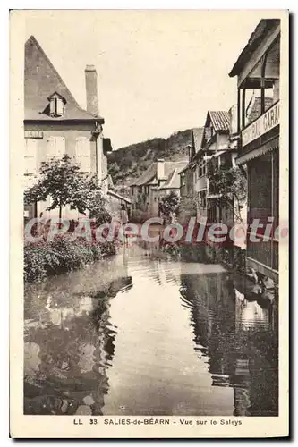 Cartes postales Salies de Bearn Vue sur le Saleys