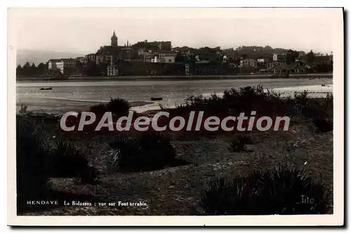 Cartes postales Hendaye La Bidassoa vue sur Font arrabie