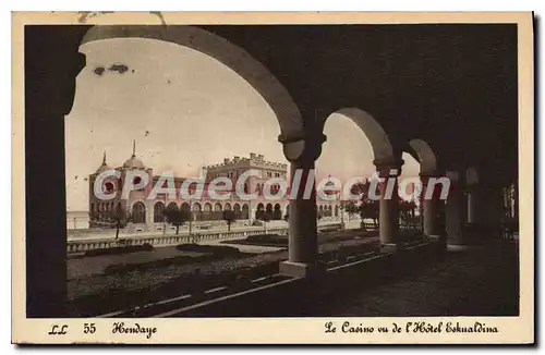 Cartes postales Hendaye Le Casino ou de l'Hotel Eskualdina