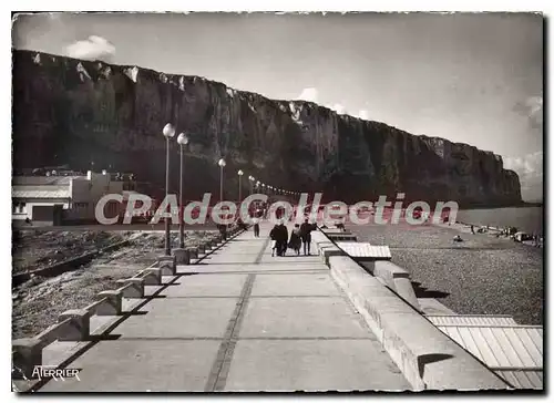 Cartes postales moderne LE TREPORT la digue et les falaises