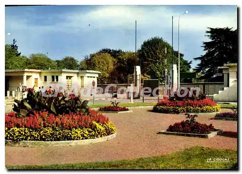 Moderne Karte LYON h�pital militaire Desgenettes entr�e et jardin