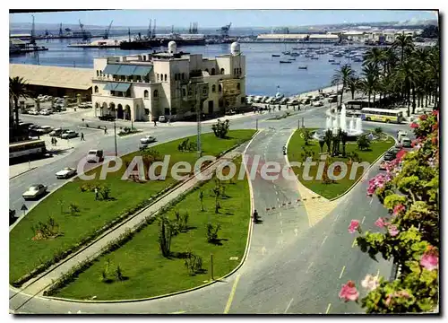 Cartes postales moderne ALICANTE place de la mer et bureau de la Marina