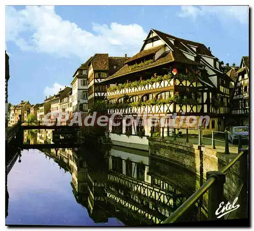 Moderne Karte STRASBOURG la petite France Maison des tanneurs Gerwerstub