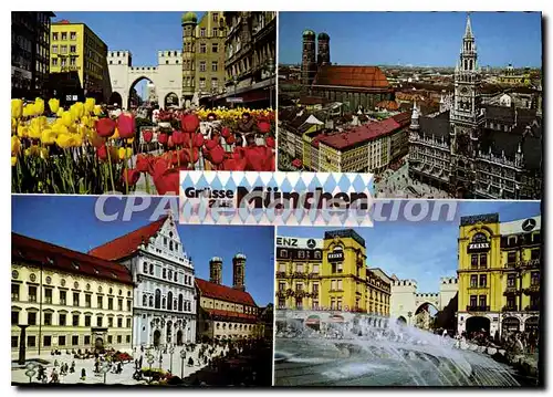 Cartes postales moderne MUNCHEN MUNICH Karlstor Stachus