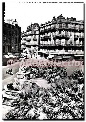 Moderne Karte MONTPELLIER place des martyrs de la r�sistance avenue Foch