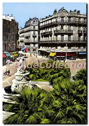 Moderne Karte MONTPELLIER place des martyrs de la r�sistance avenue Foch