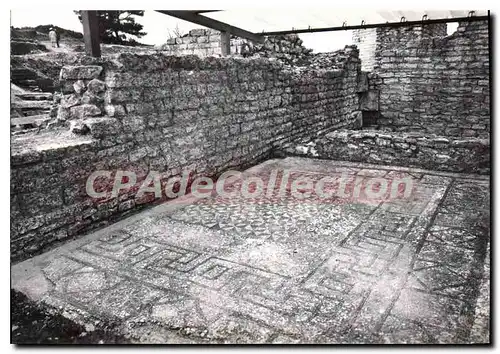 Cartes postales moderne SAINT REMY de PROVENCE fouilles de Glanum mosa�que grecque maison de Sulla