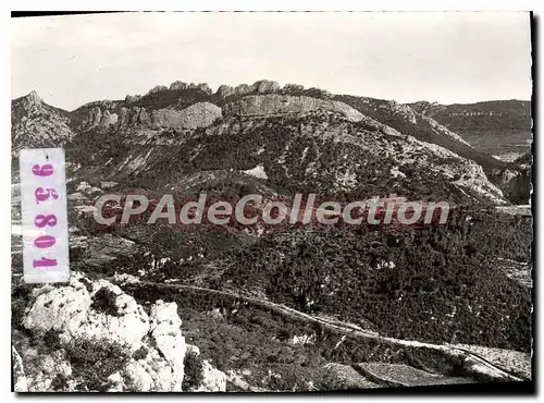 Moderne Karte DENTELLES de MONTMIRAIL vue d'ensemble