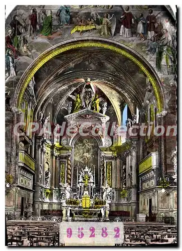 Cartes postales moderne L'ISLE sur SORGUE int�rieur de l'�glise le ma�tre-autel 1672