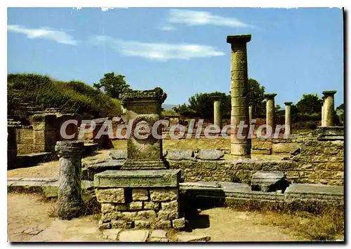 Moderne Karte SAINT REMY DE PROVENCE Glanum march� hell�nistique