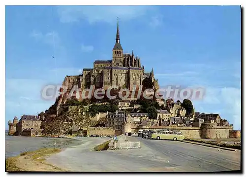 Moderne Karte LE MONT SAINT MICHEL le Horla Guy de Maupassant