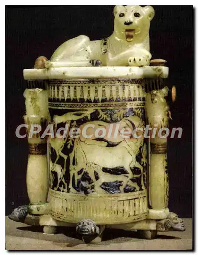 Moderne Karte Toutankhamon pot � Onguent