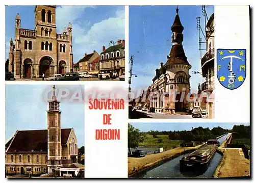 Moderne Karte Souvenir De Digoin