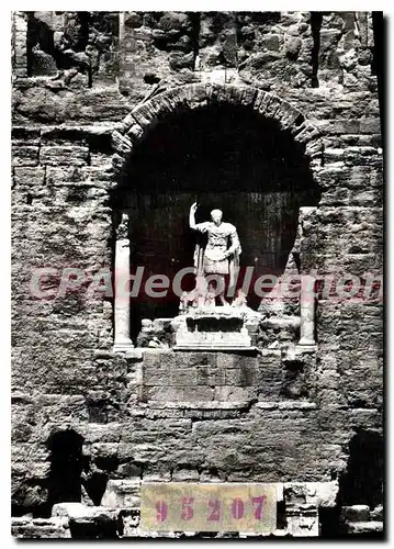 Cartes postales moderne Orange Statue De I'Empereur Auguste