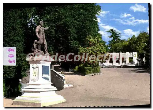 Moderne Karte Ales La Statue De Pasteur Et Le Monument Aux Morts