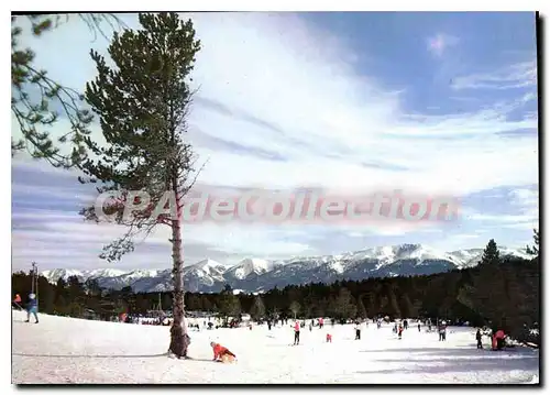 Cartes postales moderne Font Romeu ski