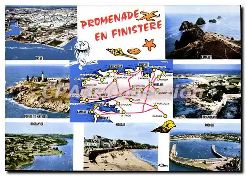 Cartes postales moderne Promenade En Finistere