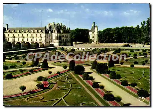 Moderne Karte Chenonceau Les Jardins De Diane De Poitiers