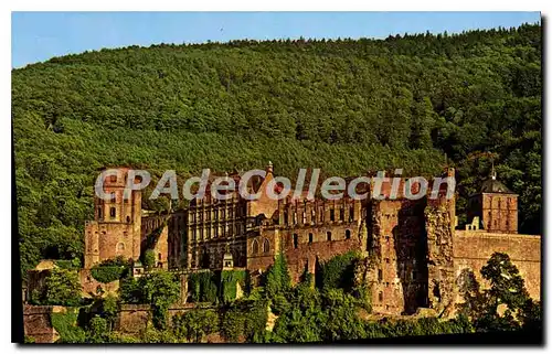 Cartes postales moderne Heidelberg Blick Auf Das Schlob Vom Turm Der Heiliggeist Kirche