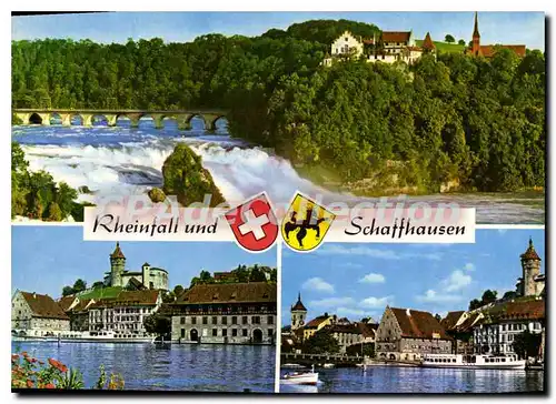 Cartes postales moderne Rheinfall Und Schaffhausen