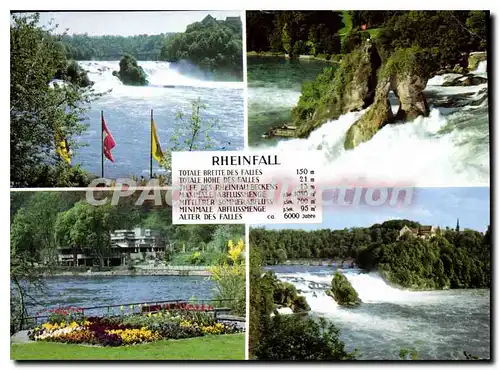 Cartes postales moderne Rheinfall Total Breite Des Falles