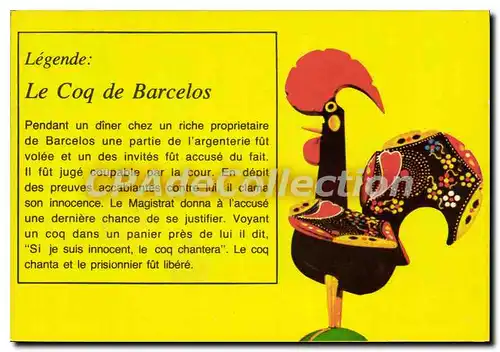 Cartes postales moderne Portugal le Coq de Barcelos
