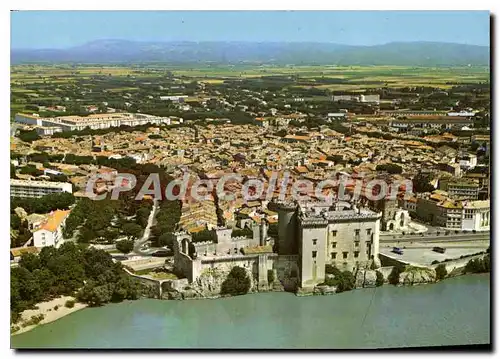 Moderne Karte Tarascon Vue Aerienne Sur La Ville