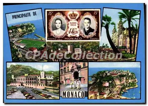 Cartes postales moderne Principaute De Monaco