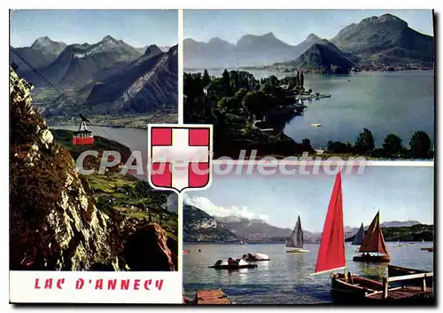 Cartes postales moderne Lac D'Annecy Telepherique De Veyrier