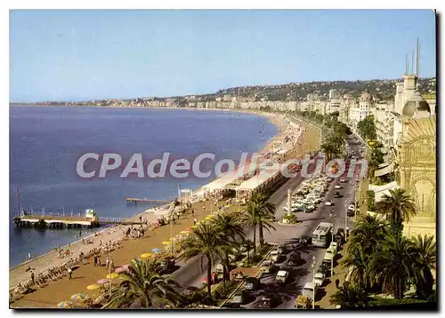 Cartes postales moderne La Cote D'Azur Nice La Promenade