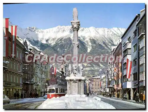 Moderne Karte Innsbruck Mana Theresien Strabe Mit Annasaule