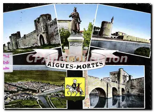 Cartes postales moderne Aigues Mortes Les Remparts Et La Tour De Constance