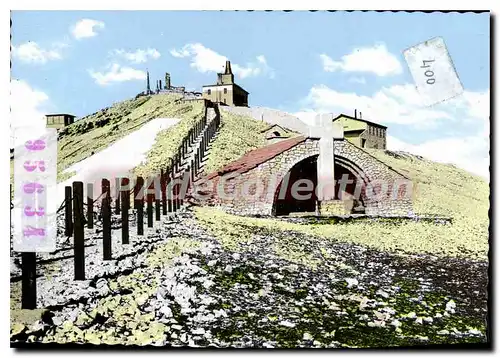 Moderne Karte Le Mont Ventoux La Chapelle Et La Station Radar