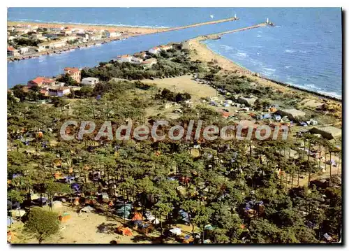 Moderne Karte L'Embouchure De I'Herault Et Le Camping de la Tamarissi�re