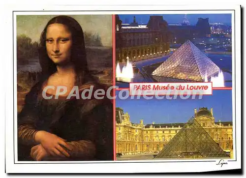 Cartes postales moderne Paris Musee Du Louvre