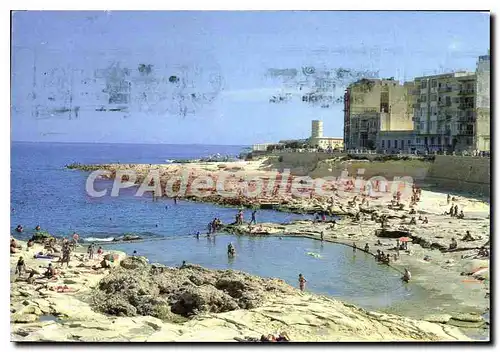 Cartes postales moderne Fond Ghadir a Rocky Beach in Stiema Malta