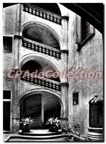 Cartes postales moderne Montpellier Escalier et Grille du Puits de l'Hotel de Mirmand