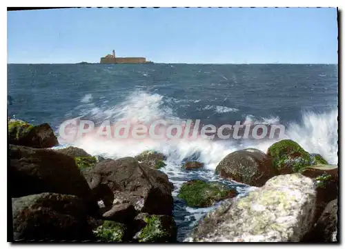 Moderne Karte Le Grau D'Agde Le Fort Brescou