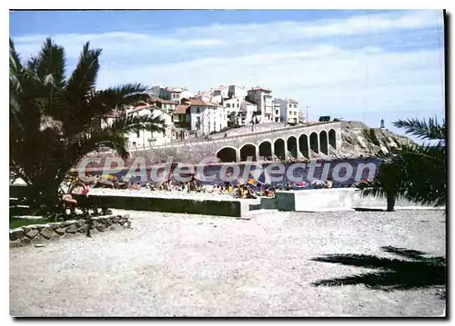 Cartes postales moderne Banyuls sur mer La Plage et la Nouvelle route