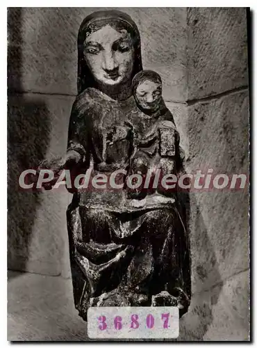 Cartes postales moderne Saint Michel De Cuxa Statue Notre Dame de Pessebre