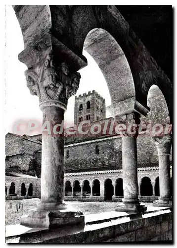 Moderne Karte Abbaye De Saint Michel De Cuxa L'Interieur du Cloitre