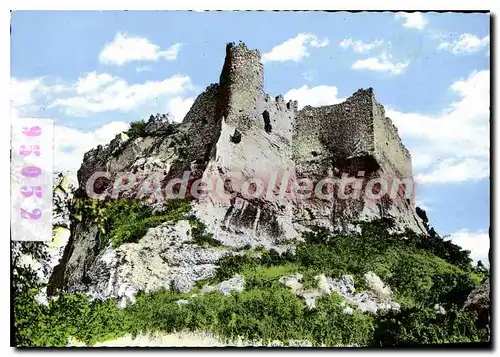 Moderne Karte Fontaine de Vaucluse Les Ruines du Chateau