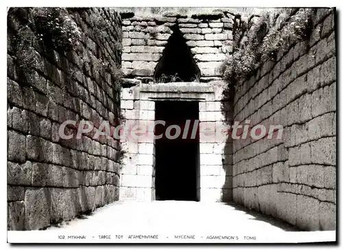 Moderne Karte Mycenae Agamemnon's Tomb