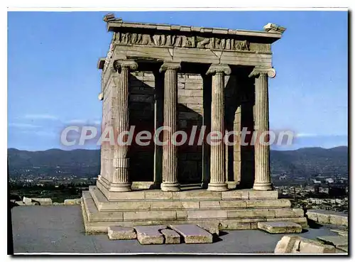 Cartes postales moderne Athens Le Temple de la Victorie Aptere