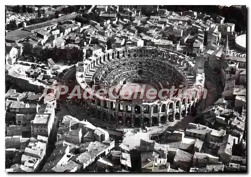 Moderne Karte Arles Sur Rhone Les Arenes un Jour de Corrida