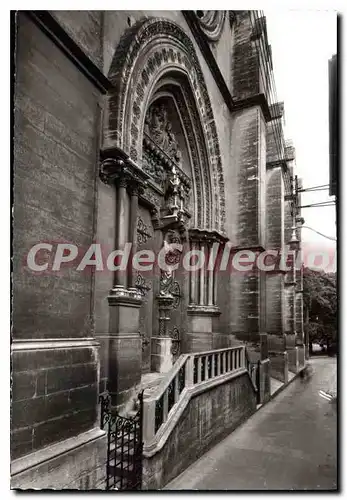 Moderne Karte Montpellier Porte Laterale de la Cathedrale