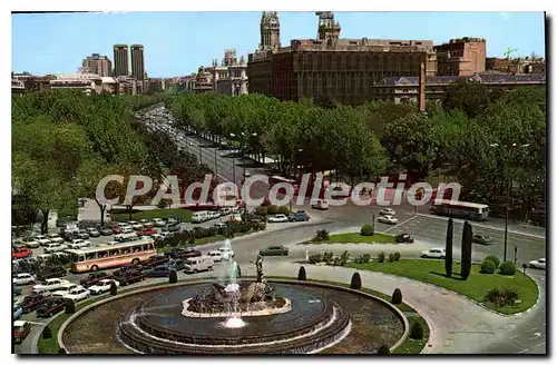 Cartes postales moderne Madrid Panoramica de la Plaza de Canoves Salon del Pracio