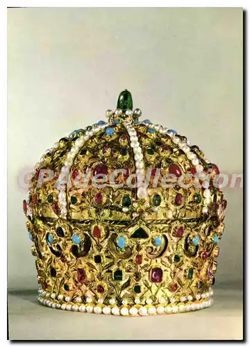 Cartes postales moderne Kunsthistorisches Museum Wien Weltliche Schatzkammer Die Krone Stephan Bocskays turkisch