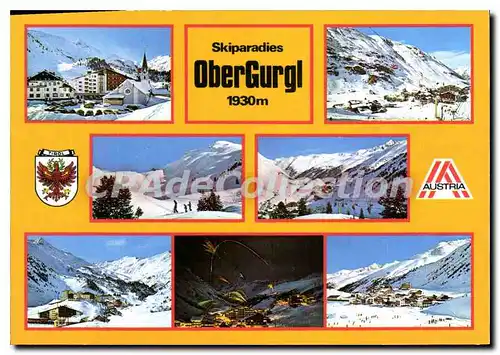 Moderne Karte Skiparadies Obergurgl